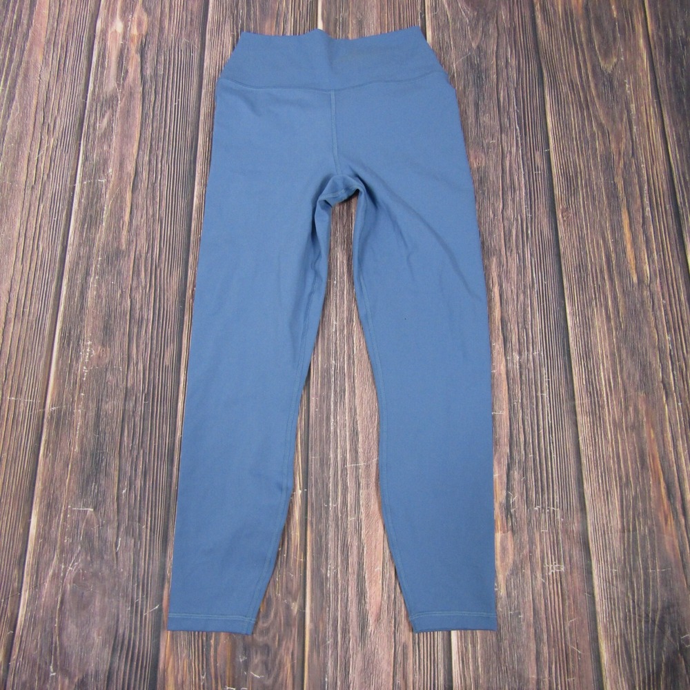 Spiritual Gangster Womens Medium Blue Leggings Crop Yoga Gym Workout